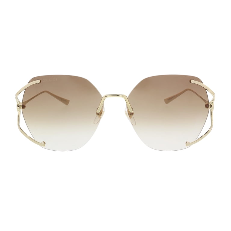 Gucci Shades Sunglasses: Brown Gradient Butterfly Ladies  display picture 3