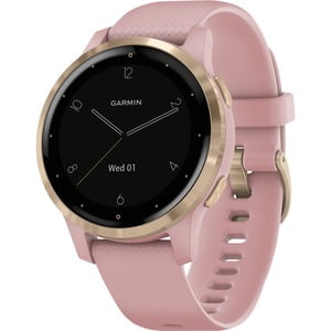 Garmin vivoactive 4S Dust Rose with Light Gold Hardware
