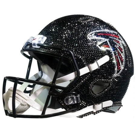 Atlanta Falcons Rocks - Atlanta Falcons Swarovski Crystal Large Football Helmet - No Size