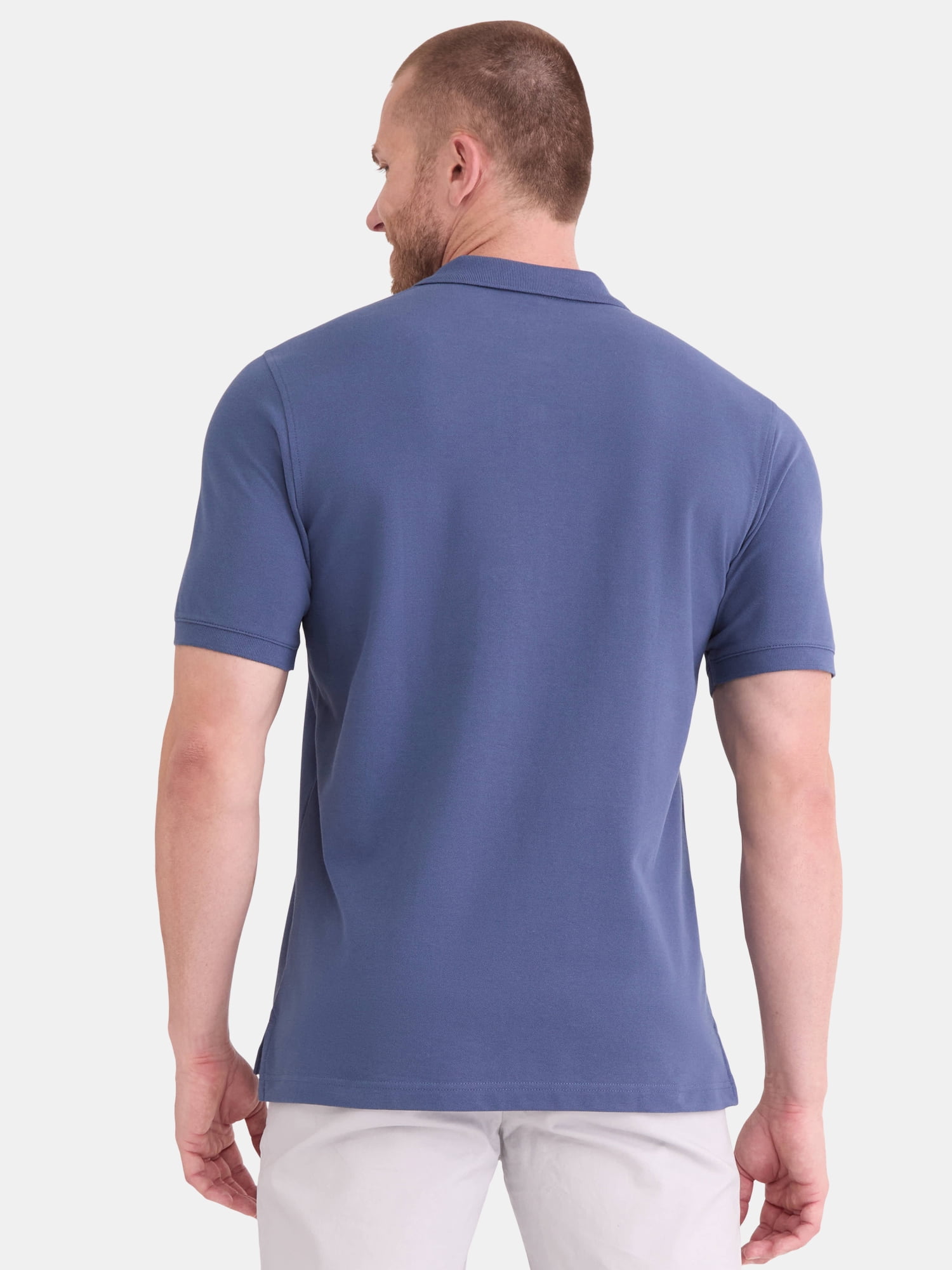 George Men’s and Big Men’s Pique Polo Shirt, Sizes XS-3XL
