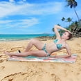 thumbnail image 6 of Dreamtimes Beach Towels Cows Flowers Camping Towels Plant Sand Free Beach Towel, 30"x60" Large Beach Towels Quick Dry Bath Travel Towels Pool Yoga Beach Mat for Men Women, 6 of 7