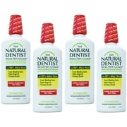 4 Pack - The Natural Dentist Moisturizing Healthy Gums Antigingivitis Rinse, Peppermint Twist 16.90 oz