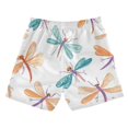 thumbnail image 2 of Kids' Beach Pants Comfortable Swim Trunks Cartoon Dragonflies Pattern Shorts for Pool Vacation and Lounge Wear 5T, 2 of 8