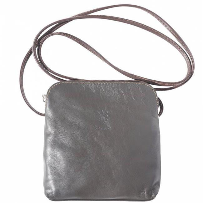 Soft Italian Leather Cross Body Clutch handbag 