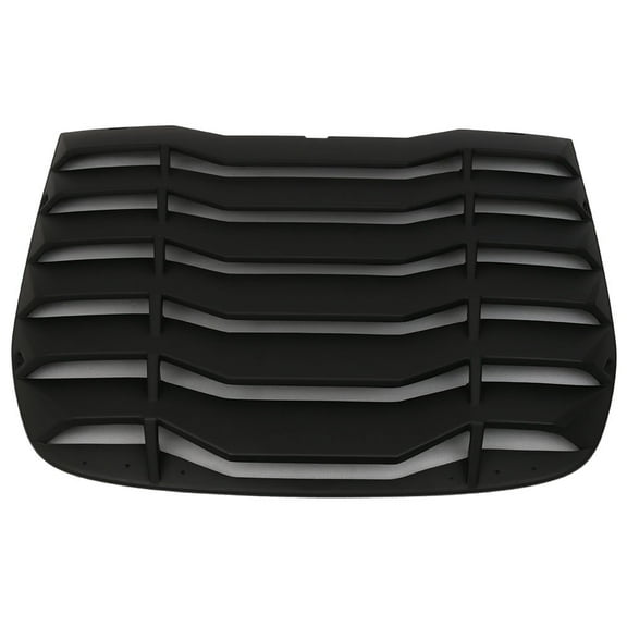 Ikon Motorsports Compatible with 09-20 Nissan 370Z IKON Rear Window Louver Sun Shade Cover Windshield Vent ABS 2009 2010 2011 2012 2013 2014 2015 2016 2017 2018 2019