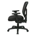 ProGrid Back Managers Office Chair with 2Way Adjustable Arms, Black Mesh Seat