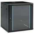 thumbnail image 2 of vidaXL 12U Wall Mounted Network Cabinet 19" IP20 23.6"x23.6"x25.2", 2 of 31