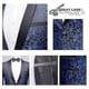 thumbnail image 5 of Traje de esmoquin jacquard para hombre, corte entallado, de dos piezas, para boda, fiesta y graduación, s202412241253, 5 of 5