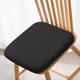thumbnail image 4 of Cojín de silla desmontable y lavable con esponja de recuperación lenta, base antideslizante, funda de fibra de leche, 40 x 40 x 4 cm, ideal para cocina, comedor, oficina y asiento de coche., 4 of 6