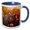 Blue/White, variant on 3drose, Pegasus Winged Horse of Greek Mythology. Ai Generated., 15oz Mug
