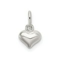 thumbnail image 1 of Sterling Silver Polished Puffed Heart Charm, 1 of 1
