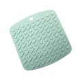 thumbnail image 3 of EeaseMX Almohadilla aislante de silicona multifuncional, almohadilla aislante térmica, mantel individual antideslizante para mesa de cocina, tapete para tazas, bandeja para ollas (verde claro), 3 of 7