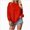 A54-Red, variant on Crewneck Sweatshirt for Women Casual Oversized Pullover Hoodies Long Sleeve Fleece Tops Sweater Light Purple XXXXL