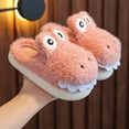 thumbnail image 2 of PINQI Unisex Kids Cute Slippers Girls Boys Home Slippers Warm House Slippers for Toddler Lined Winter Indoor Shoes for Indoor Outdoor(Pink,5-5.5 Years), 2 of 5