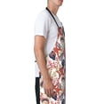 thumbnail image 3 of Lsque Starfish Shell Waterproof Apron Chef Aprons for Men Heavy Duty Chemical Work Apron Extra Long Grilling Aprons with Adjustable Bib Apron, 3 of 9