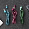 thumbnail image 1 of Adecuado para modelos Android y Apple con un cable de datos de carga de teléfono móvil trenzado de nailon de 1-2 metros y 3 metros, 1 of 5