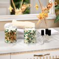 thumbnail image 7 of Clear Storage Jar 2.75x 4.13 Inches One Sizex2 Cotton Swabs Cans Translucent Plasticental Floss Cans Cotton Pads Cans Bathroom Canisters Green Cartoon Cactus, 7 of 7