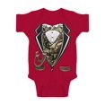 thumbnail image 1 of Toddlers Camo Tuxedo Bodysuit - Red - 12 Months, 1 of 1