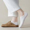 thumbnail image 2 of Ankle Socks for Women Pure Cotton No Show Socks Womens with Heel Tab Color Low Cut Soft 5 Pairs 4-8, 2 of 8