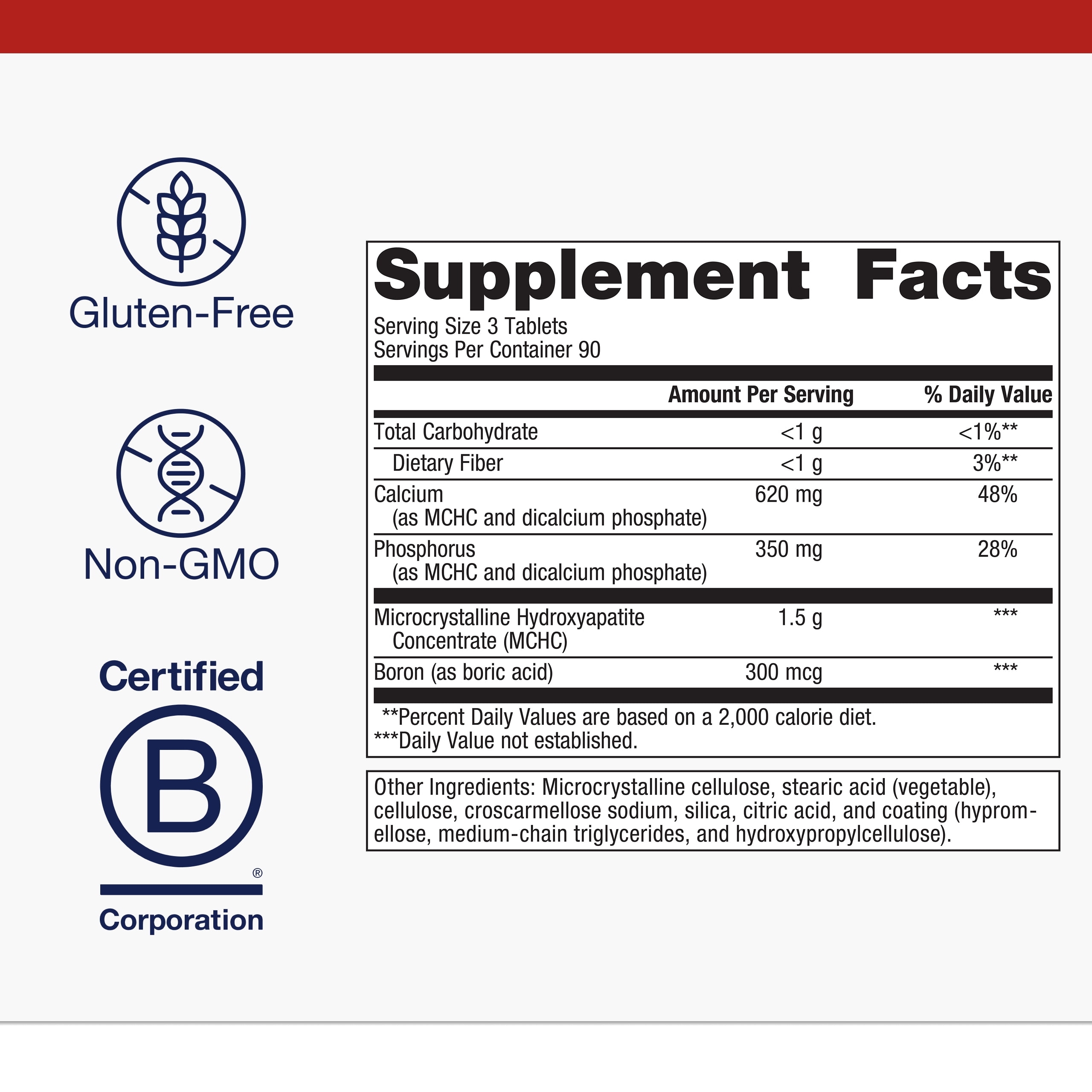 Metagenics Bone Builder with Boron - Bone Strength Supplement* - Comprehensive Mineral Support* - With Boron, Calcium & Phosphorus - Non-GMO - Gluten-Free - 270 Tablets