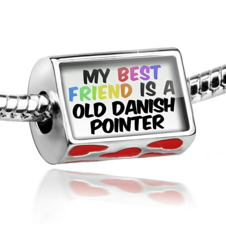 Bead My best Friend a Old Danish Pointer Dog from Denmark Charm Fits All European (Best Souvenirs From Denmark)