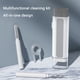thumbnail image 4 of Herramientas de limpieza de auriculares Bluetooth, herramientas de limpieza de auriculares Bluetooth, cepillo limpiador de auriculares, herramienta limpiadora de auriculares, diseño aerodinámico, 4 of 8