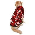 thumbnail image 5 of Dog Hoodie Pet Clothes Red Camouflage Sweater Sweatshirts Pullover Coat for Large Medium Dogs X-Large, 5 of 7