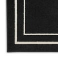 thumbnail image 5 of Nourison Essentials Indoor/Outdoor Black Ivory 2' x 6' Area Rug, (2x6), 5 of 10