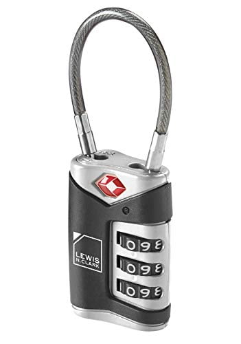 world collection cable tsa lock