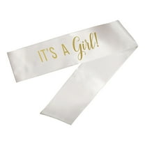 Koyal Wholesale Baby Shower Party Sashes, It's A Girl