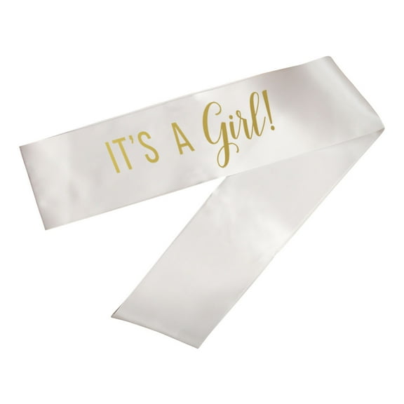 Koyal Wholesale Baby Shower Party Sashes, It's A Girl