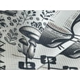 thumbnail image 4 of Ambesonne Rustic Quilted Bedspread Set 3 Pcs, Botanical Southwestern Cow, King Size, Dark Blue Grey and White, 4 of 5