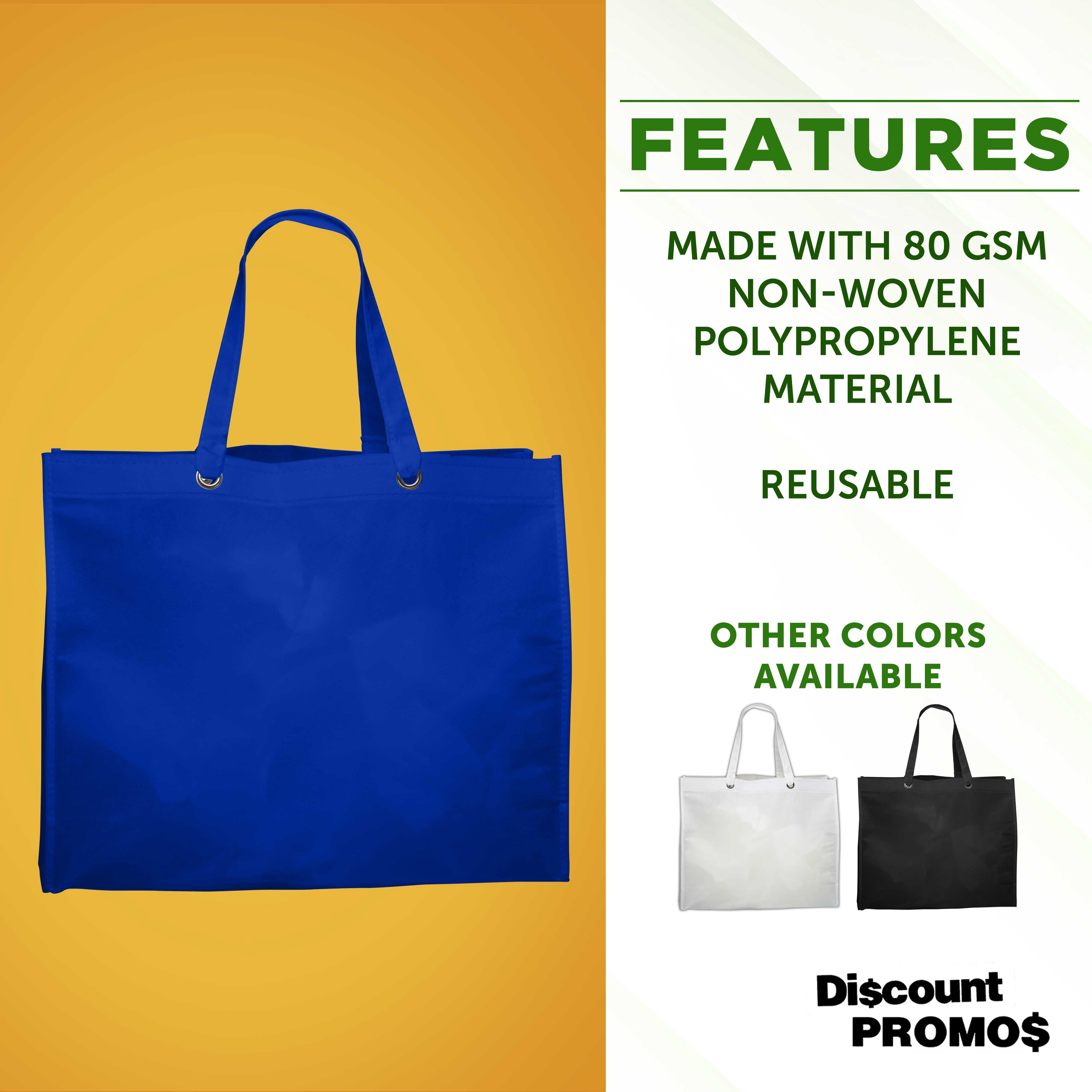 Reusable Shopping Tote Bags - 10 Pack - Canvas Cloth Grocery