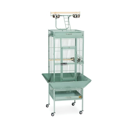 Prevue Select Wrought Iron Cockatiel Bird Cage 18"x18x57", Sage