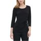 thumbnail image 1 of Blusa con cordones laterales Calvin Klein para mujer negro mediano, 1 of 1