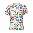 thumbnail image 4 of Vsdgher Summer Print Men's Dry Fit Mesh Athletic Shirts Moisture Wicking Tennis T-Shirt Tops, 4 of 9