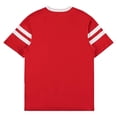 thumbnail image 2 of Disney Women's Minnie Mouse Shirt, Graphic Varsity Athletic Stripe Sleeve T-shirt Red -L, 2 of 7
