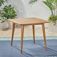 thumbnail image 3 of GDF Studio Ivan Outdoor Acacia Wood Square Dining Table Teak, 4 Person, 3 of 7