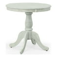 thumbnail image 1 of Carolina Classics Fairview Table de Salle à Manger Ronde à Piédestal de 30 Pouces en Blanc Délavé, 1 of 4