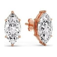 thumbnail image 2 of 1 Ct. Marquise Diamond 6 Prong Stud Earrings - Fascinating Diamonds, 2 of 4