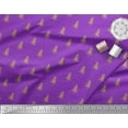 thumbnail image 2 of Soimoi Purple Rayon Fabric Christmas Tree Decor Fabric Printed Yard 42 Inch Wide, 2 of 3