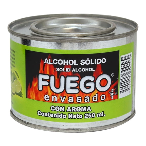 Alcohol sólido Fuego Envasado con Aroma 250 ml