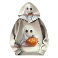 thumbnail image 5 of DJDLJWCJ Boys Halloween Long Sleeve Hoodie Kids Halloween Print Pullover Sweatshirts, Fun Casual Fall Festival Tops Multicolor Size 150, 5 of 5