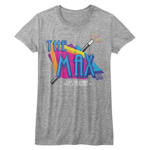 Saved by the Bell The Max Gray Heather Junior Women's T-Shirt