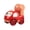 Red, variant on Cartoon Friction Powered Construction Vehicles Toys, Push and Go Car Toys for Kids, Early Educational Toy Cars for Boys Girls Birthday Gift,Orange