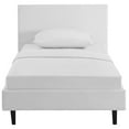thumbnail image 4 of Modway Anya Twin Modern Style Polyester Fabric Bed in White Finish, 4 of 5