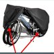 thumbnail image 2 of Cubierta impermeable para bicicleta de lluvia para exteriores, cubierta impermeable para bicicleta, Scooter, bicicleta, 190T-200X75X115cm, color negro mediano con adornos plateados, 2 of 5