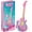 Guitar, variant on The All-in-One Microphone Toy, Portable Karaoke Machine, Kids Microphones with Stand, with Flashing Stage Lights and Pedals, Guitar Toys for Fun Musical Effects (Black, Guitar)