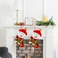 thumbnail image 4 of Christmas Stocking Gift Bag - 17.7 in Santa Claus Candy Stockings for Kids, Toys, Snacks, or Holiday Gift Decoration, 4 of 5