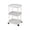 White, variant on Gumesh 3 Tier Rolling Cart with Wheels for Under Desk Storage & Pantry Storage, Kitchen Utility Cart for Small Space, Laundry Room Organization Side Table ,White